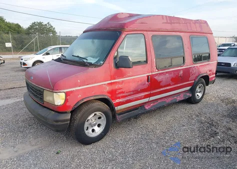 1993 Ford Econoline E150 Van из США, поврежденный, VIN 1FDEE14N7PHA36228